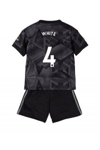 Fotbalové Dres Arsenal Benjamin White #4 Dětské Venkovní Oblečení 2022-23 Krátký Rukáv (+ trenýrky)
